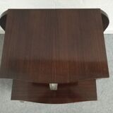 Art Deco mahogany bedside table