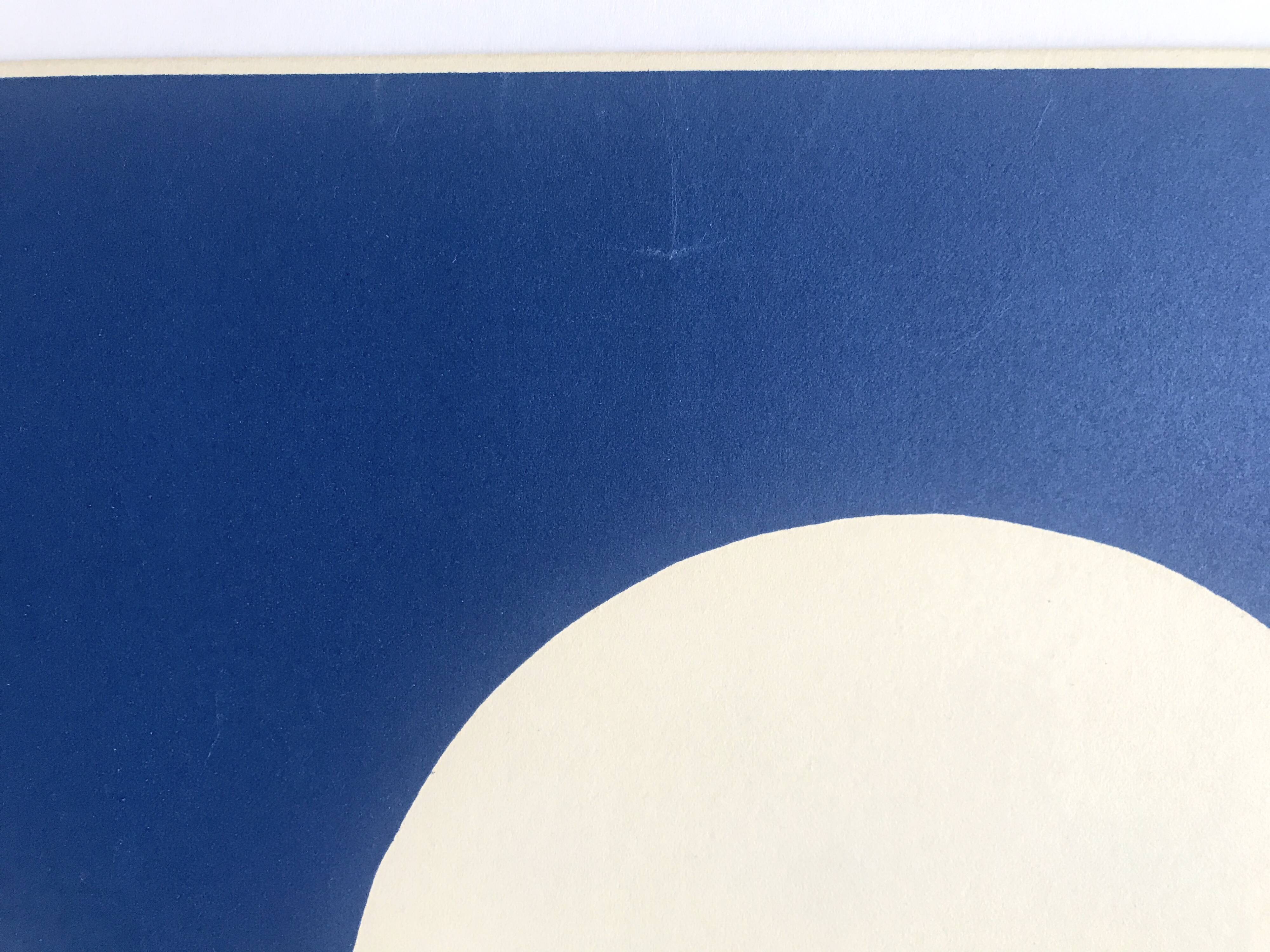 Émile GILIOLI, Untitled, c. 1973. Original lithograph signed in pencil