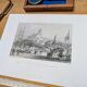 Vintage engraving of Le Tréport, Normandy. Printed in 1844.