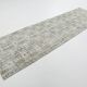 3x9 Shades Of Light Green & Black Vintage Runner Rug, 81x275Cm