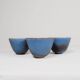 Mid-Century Modern Set of 3 Bowls Rörstrand Gunnar Nylund, Sweden, 1950s