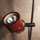 Lampadaire 1950 bordeaux et chrome