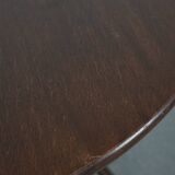 Dutch dining table/folding table from the 20th century 105cm diameter