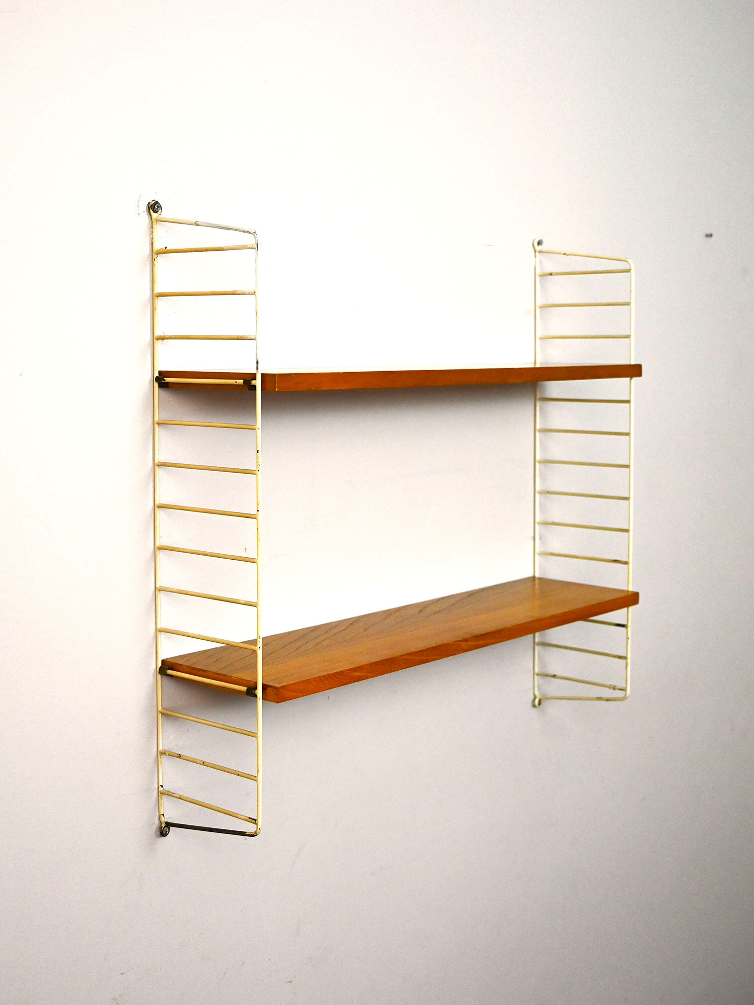 Vintage wall shelf with two shelves