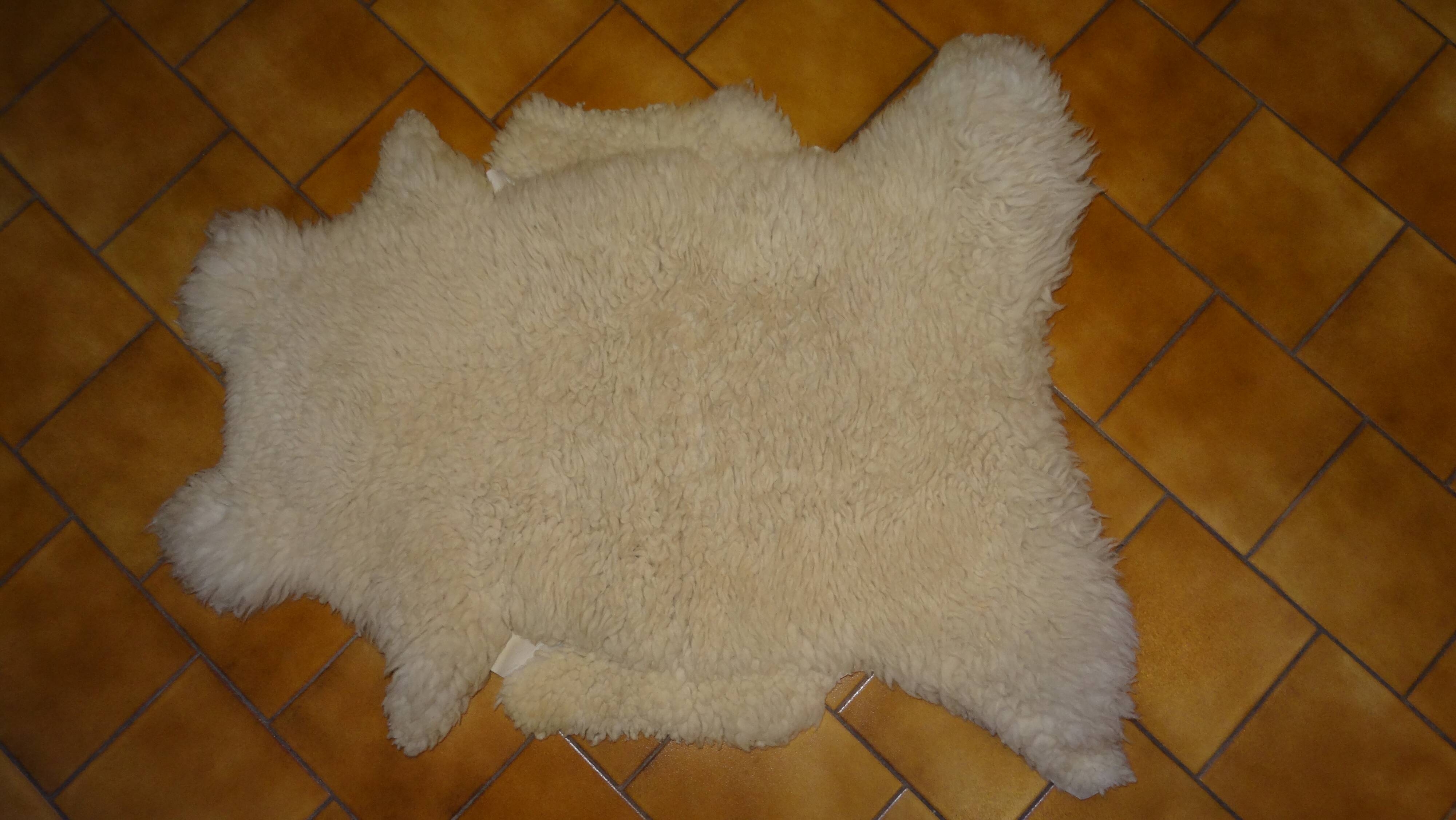 Peau de mouton tannée 80x90cm
