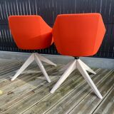 Set of 4 swivel chairs