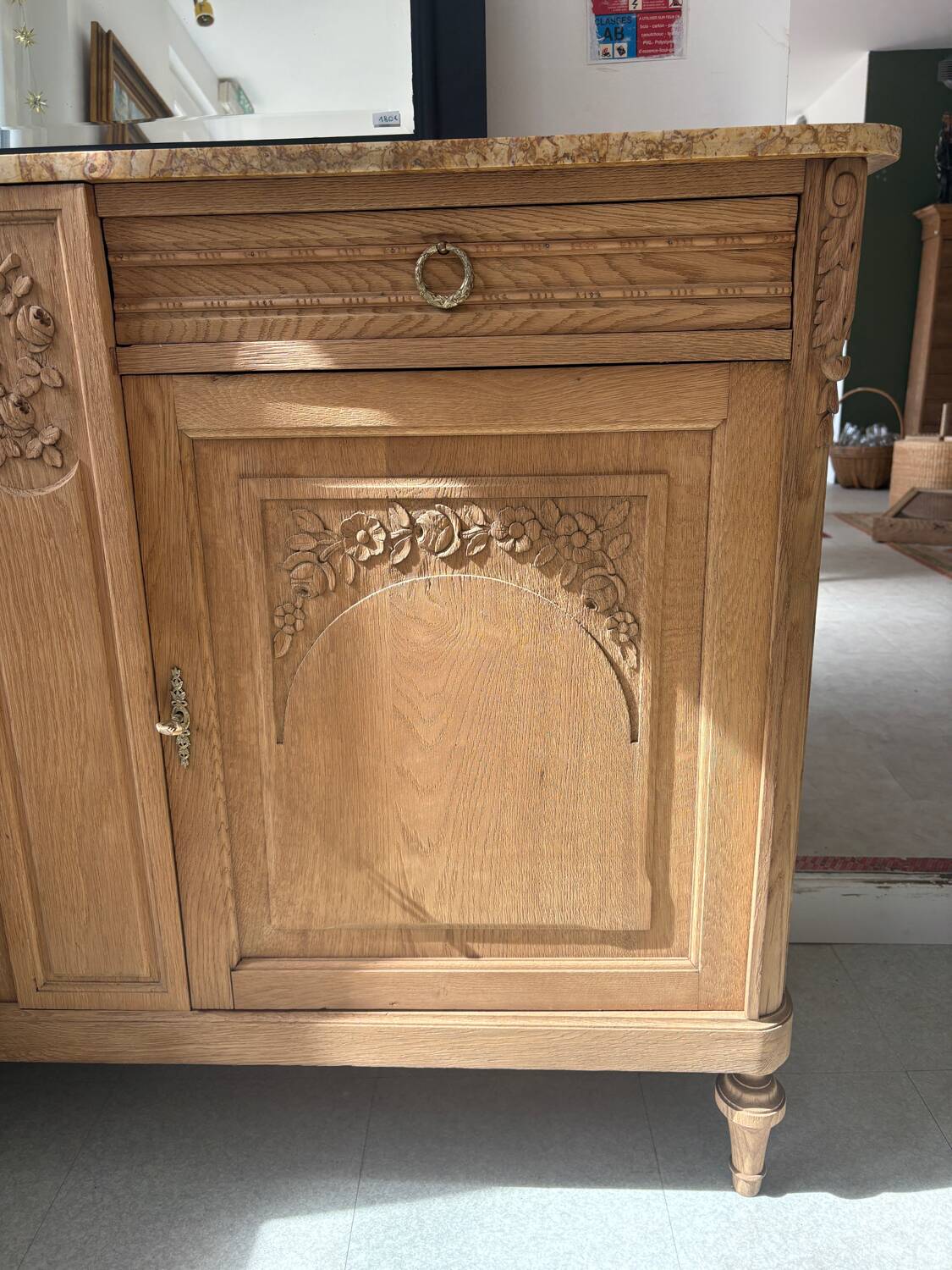 Art Deco marble buffet