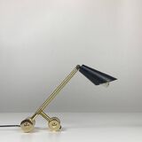 Small midcentury adjustable diabolo counter balance architectural desk lamp, 1960s