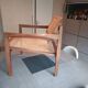 Fauteuil bois cannage design Roger landault