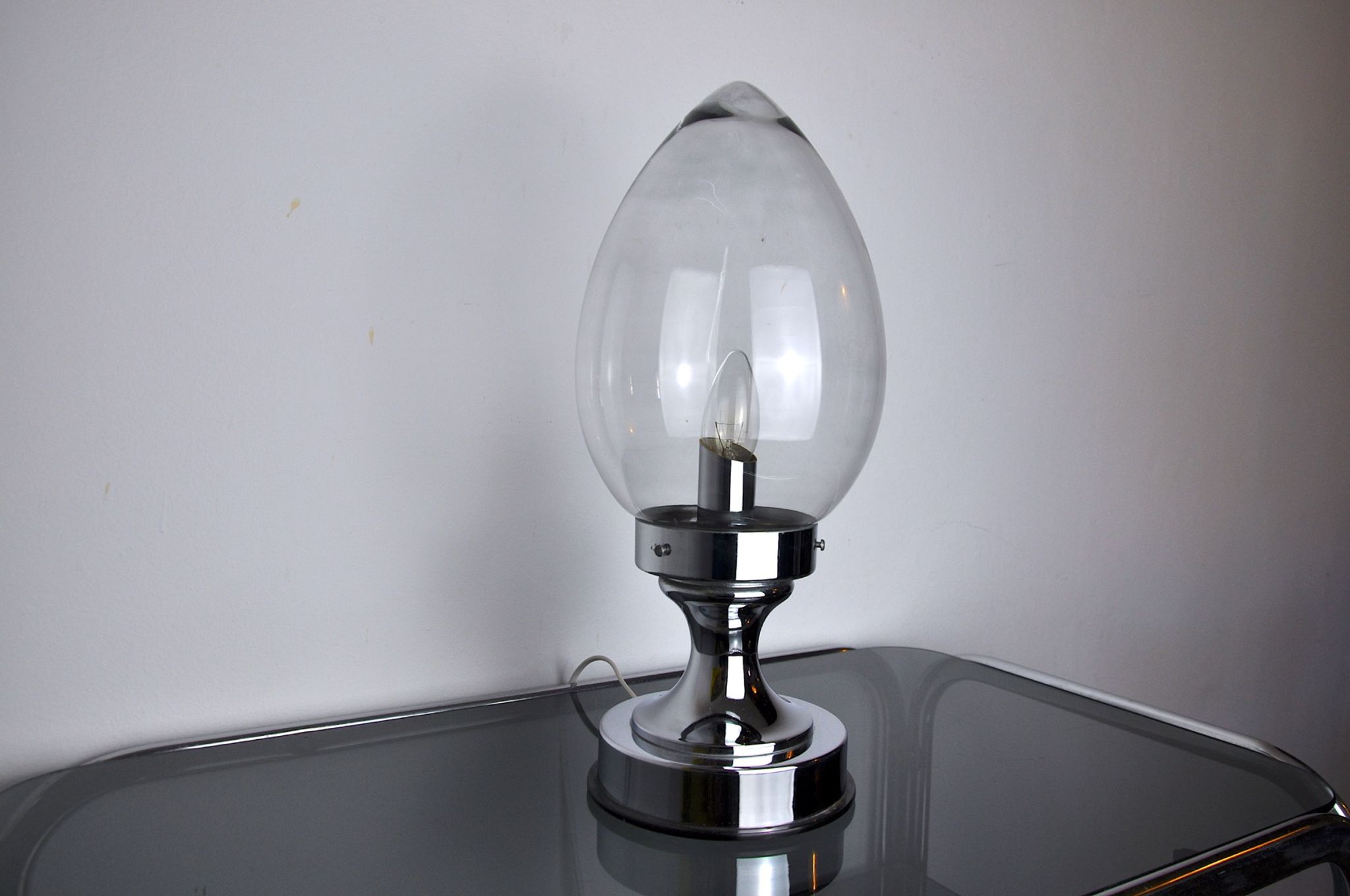 Lampe Membrane en verre de Murano, Italie, 1960