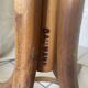 Curved wood parrot coat rack by Baumann