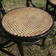 Lot de 3 chaises bistrot Fischel noires