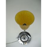 Lampe de bureau art déco chromée en forme de voilier
