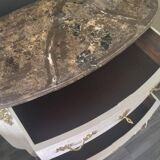 Patinated chest of drawers Louis XV style