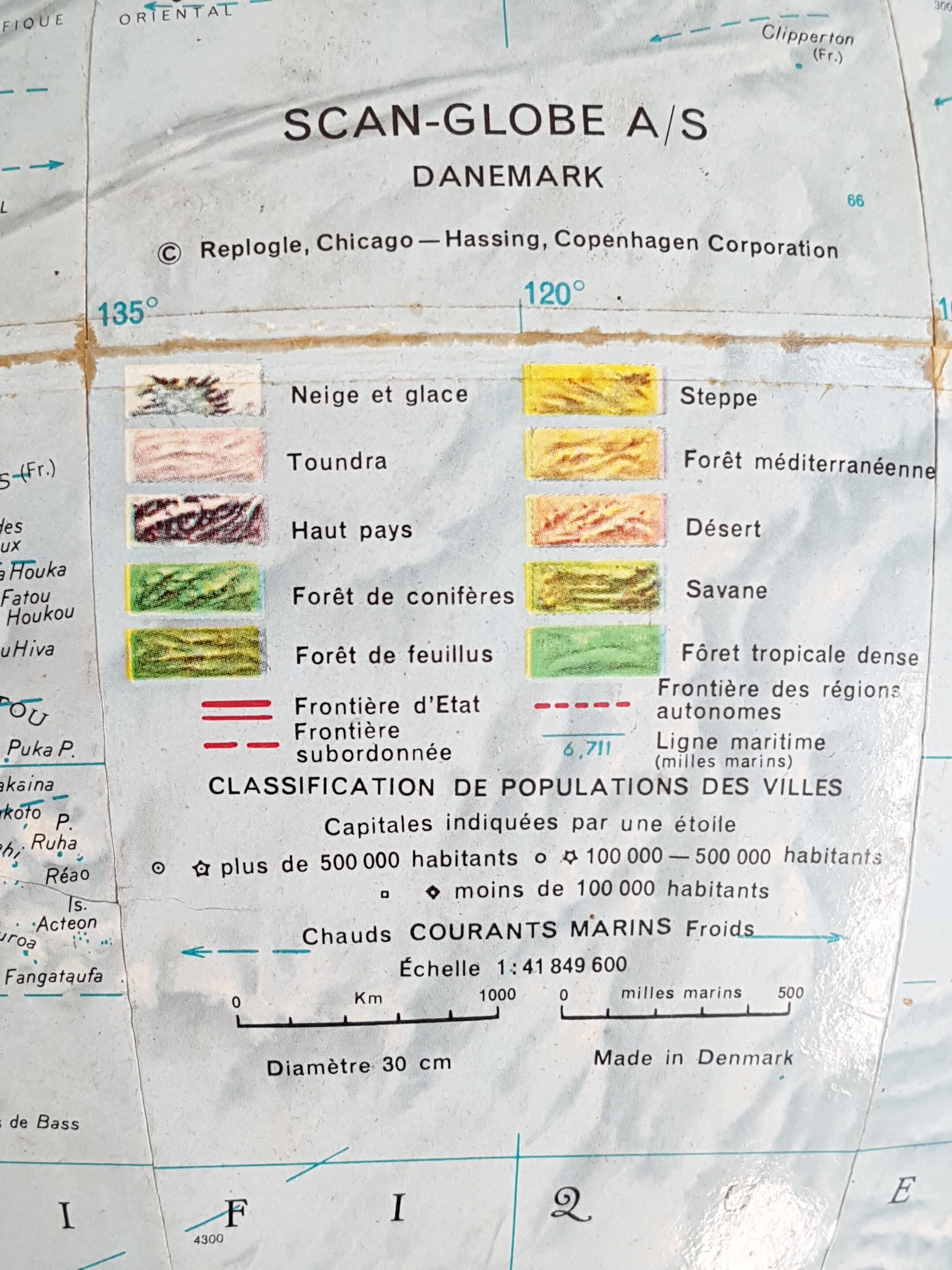 Globe A/S Denmark 1970 vintage