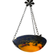 Art Deco, marbled glass pendant by Noverdy circa 1940.