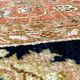 Hand-knotted Oriental rug in wool, 235 × 300 cm