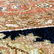 Hand-knotted Oriental rug in wool, 235 × 300 cm