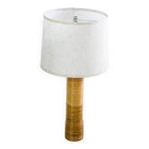 Lampe de table en rotin de style moderne du milieu du siècle