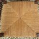 French antique turned wooden bobbin chair with rush seat 4156