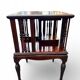 English-style revolving library 1910 mahogany