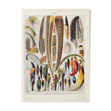 Illustration Millot "feathers"