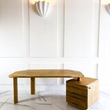 Pierre Chapo, model B40 desk in elm circa 1980.