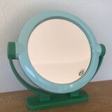 Vintage two-tone swivel mirror