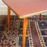 Table d'appoint en formica & bois