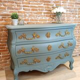 Commode bordelaise gris/vert