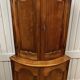 Double Body Corner Cabinet in Walnut from the end of the 19th century
