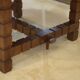 Table en palissandre et bois pétrifié 1960’s
