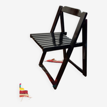 Aldo Jacober black folding chair