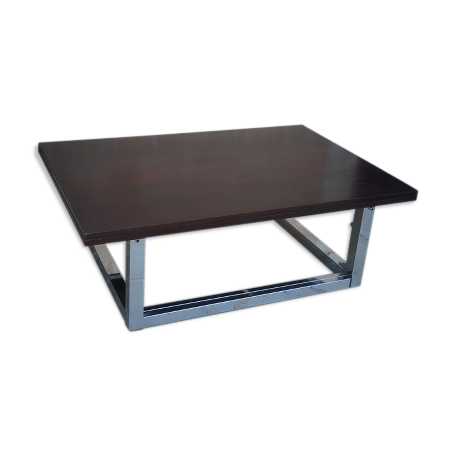 Table basse relevable vintage