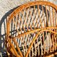 Vintage balcony garden furniture armchairs and table bamboo and rattan 1960