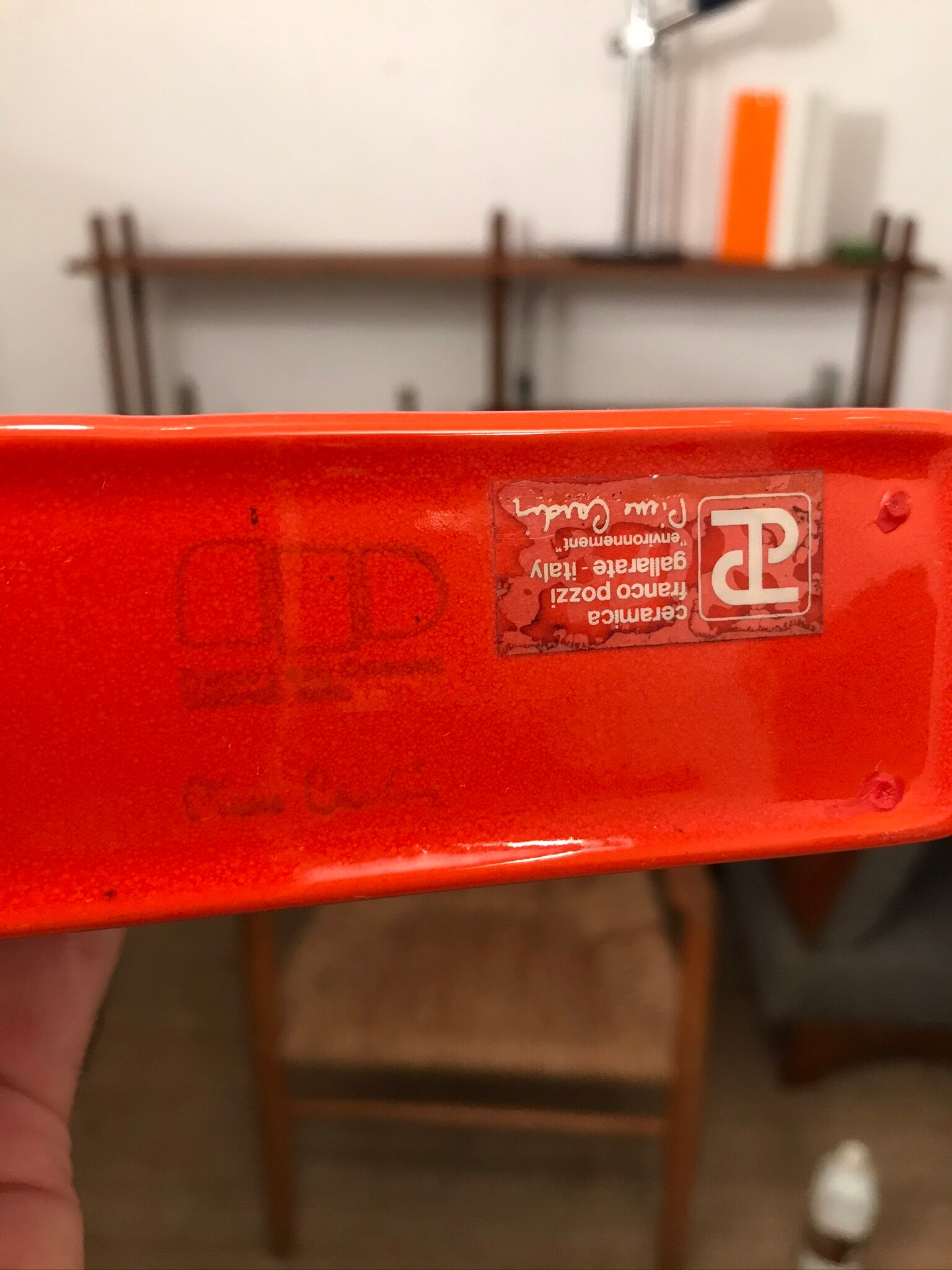 Pierre Cardin-Franco Pozzi geometric vase