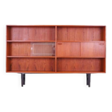Bibliothèque en teck, design danois, années 1970, fabricant : Clausen & Søn