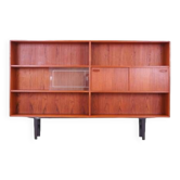 Bibliothèque en teck, design danois, années 1970, fabricant : Clausen & Søn