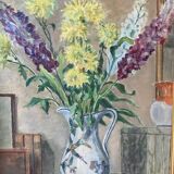 Fleurs signé Henri Charbon