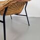 Vintage Rattan Lounge Chair with Tube Frame by Dirk van Sliedregt for Gebroeders Jonkers, 1960s