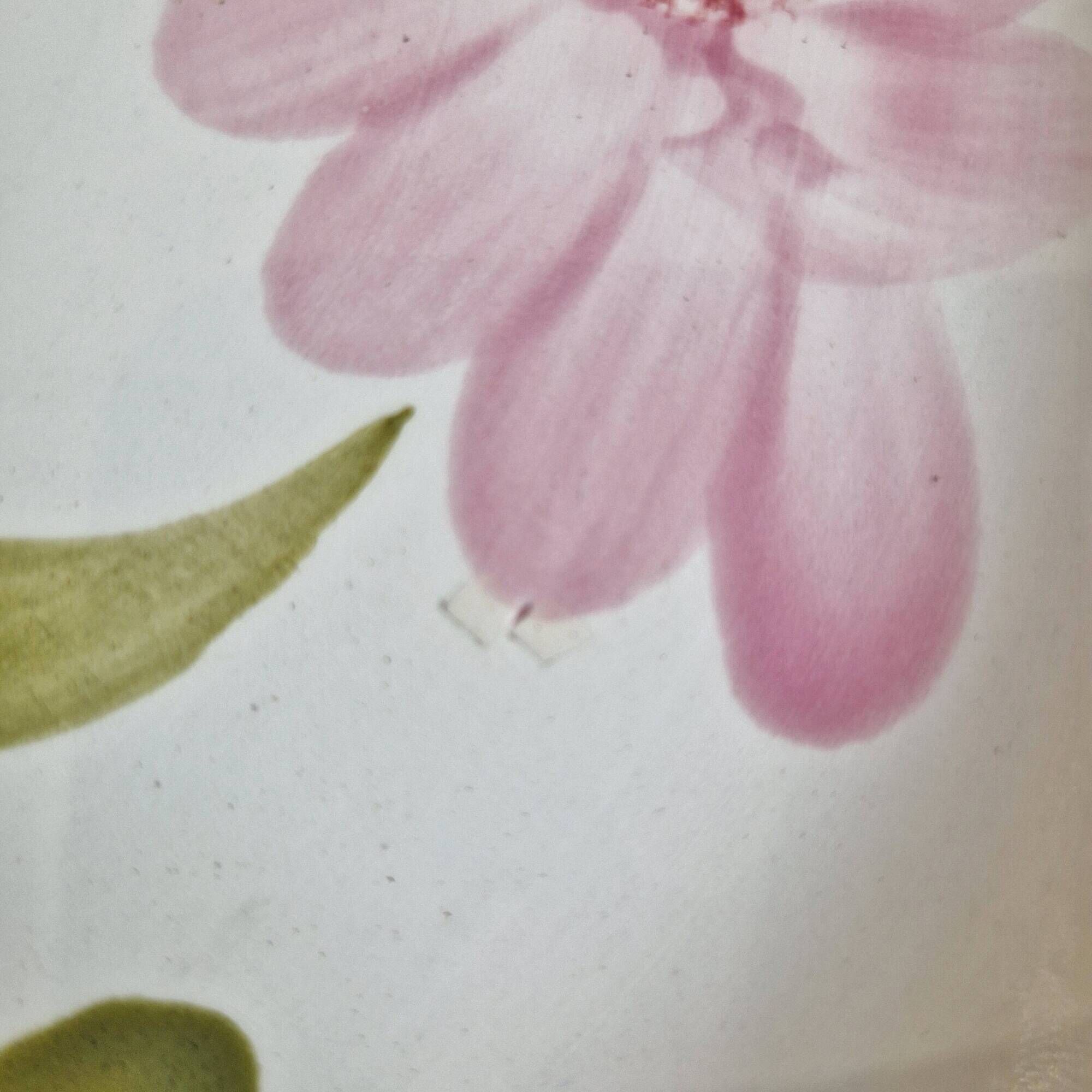 Digoin vintage serving plate cake stand, marguerite model, hand painted