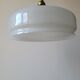 Suspension en opaline blanche