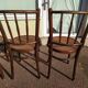 Lot de 6 chaise en bois - bistrot - terrasse - vintage