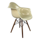 Eames Herman Miller DAW fibreglass chair in  parchment / white