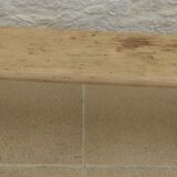 Two benches in their solid wood patinas