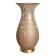 Porcelain vase with golden floral decoration by Johann Seltmann