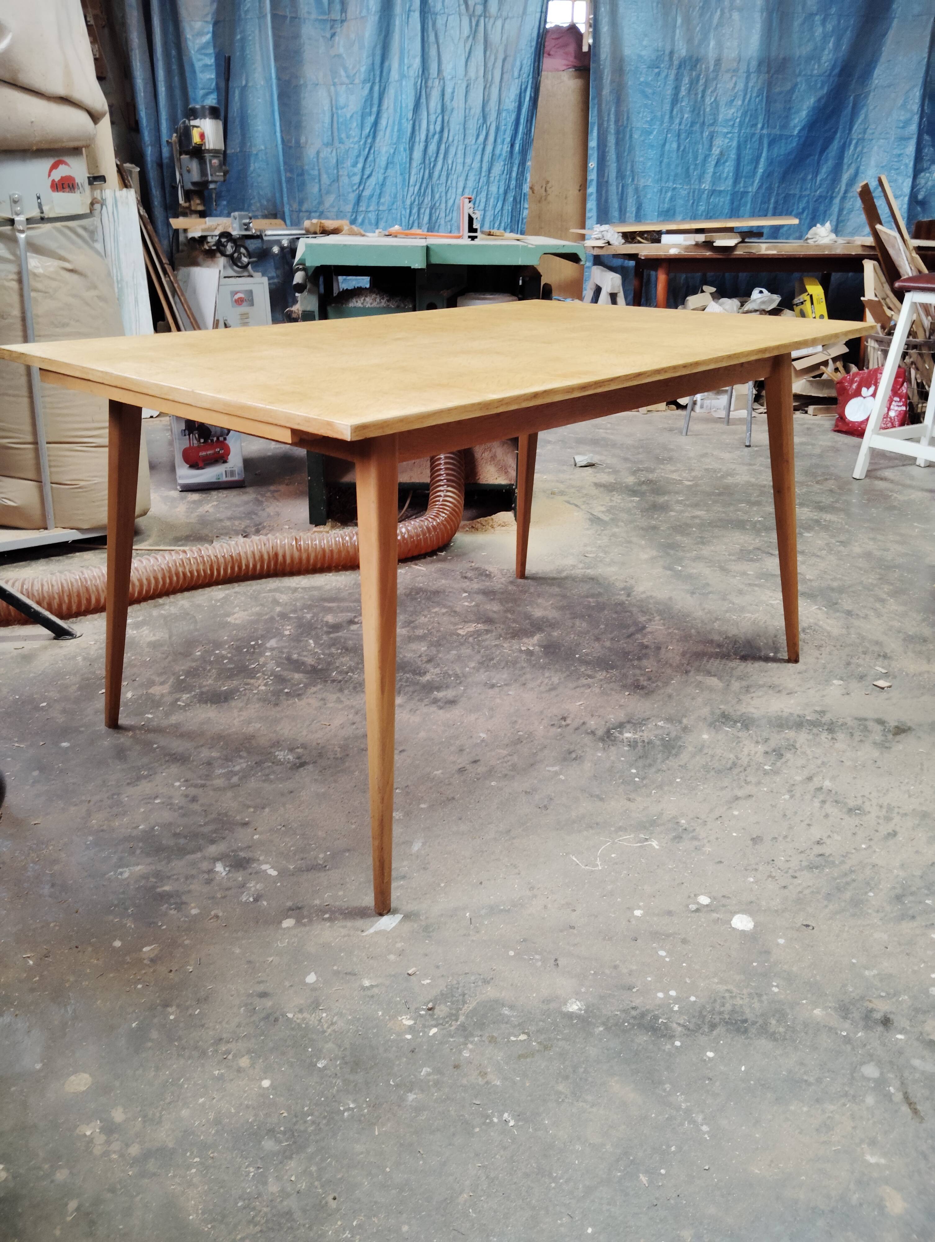 Vintage Scandinavian oak table