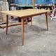 Table vintage scandinave chêne