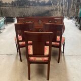lot de trois chaises anciennes de style Empire.