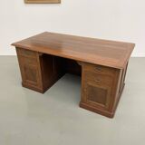 1950s walnut counter or desk